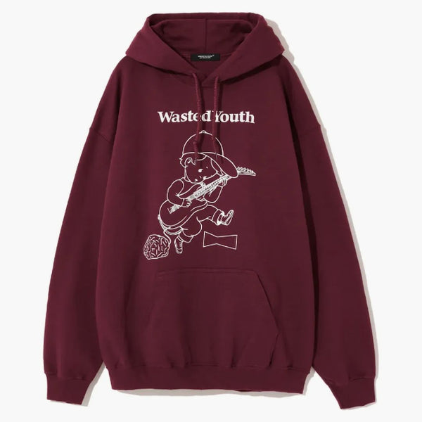 Undercover X Verdy Wasted Youth Hoodie Red Purple