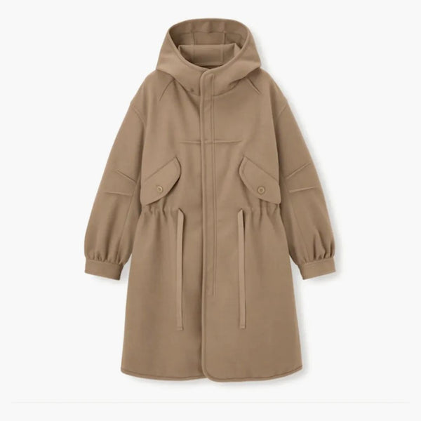 Uniqlo gu x undercover kvinnor överdimensionerade kappa brun