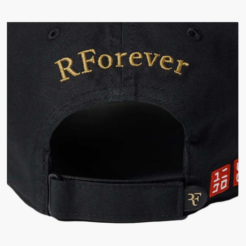 Uniqlo Roger Federer (RF) minnesmössa svart/guld