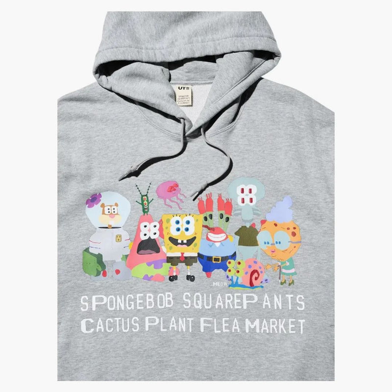 Uniqlo X Cpfm Spongebob Squarepants Hoodie (asia Sizing) Gray