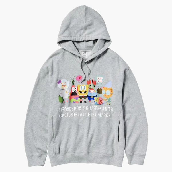 Uniqlo x cpfm SpongeBob Squarepants hoodie (Asia Sizing) grå