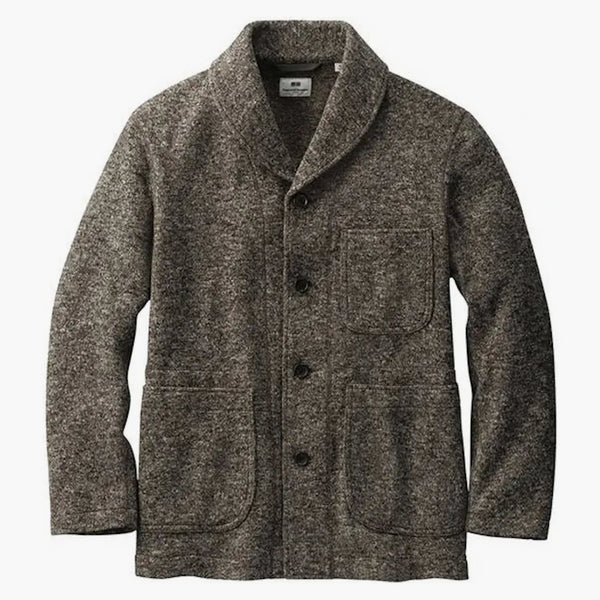 Uniqlo x Engineered Garms Fleece skräddarsydd jacka (US SIATET) GRÅ