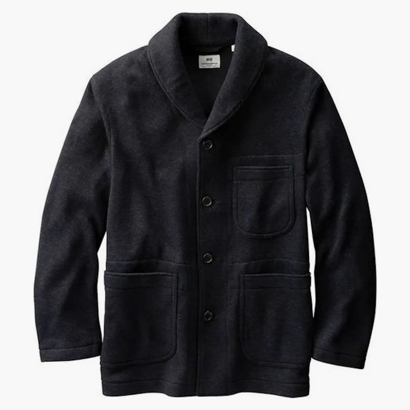 Uniqlo X Engineered Garments Fleece Tailored Jacket (us Sizing) Navy