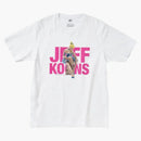 Uniqlo x jeff koons ut camiseta gráfica blanca/rosa