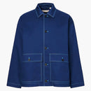 Uniqlo x marni chaqueta de utilidad de gran tamaño azul