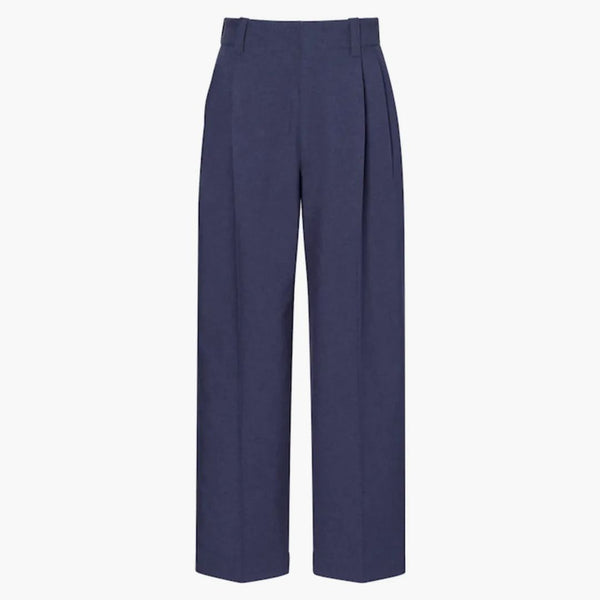Uniqlo X Marni Wide Fit Tuck Pants (Asia Sizing) Blue