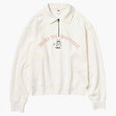 Uniqlo X Pop Mart The Monsters Women's Half-zip Sweatshirt Off White