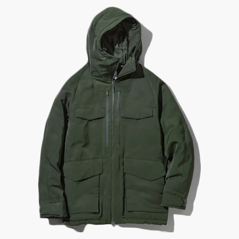 Uniqlo X White Mountaineering Hybrid Down Oversized Parka (asia Sizing) Dark Green