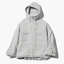 Uniqlo X White Mountainering Women Hybrid Down Oversized Parka (Asia Sizing) Light Gray