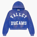 Vale Forever Classico Zip Up Hoodie Sapphire
