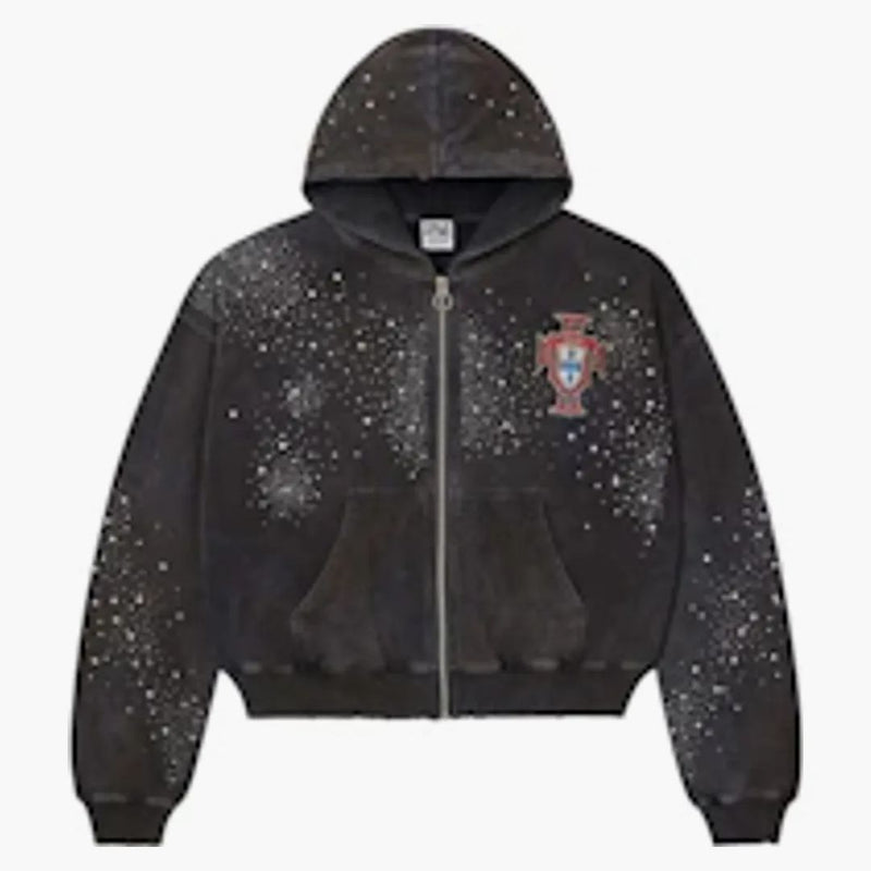 Vale Forever Pluto Cluster Zip Up Hoodie Black