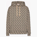 Valentino Allover Logo Hoodie Beige/Black