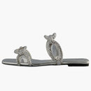 Valentino Chain Sandals Slip-on Slip-Slip Silver (Women's's)