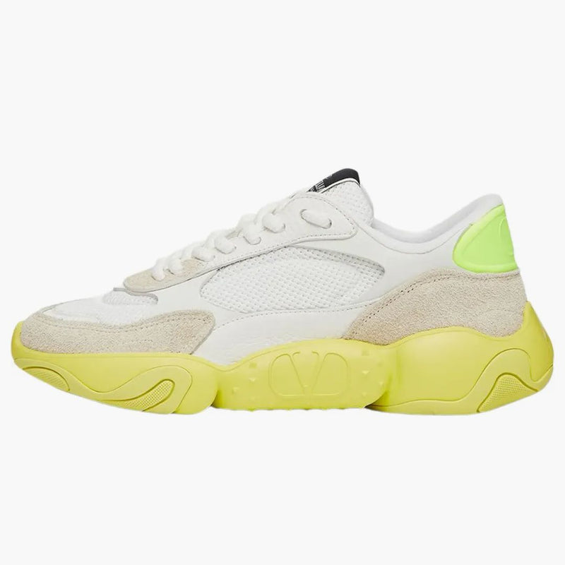 Valentino Garavani Bubblback White Ice Neon Yellow