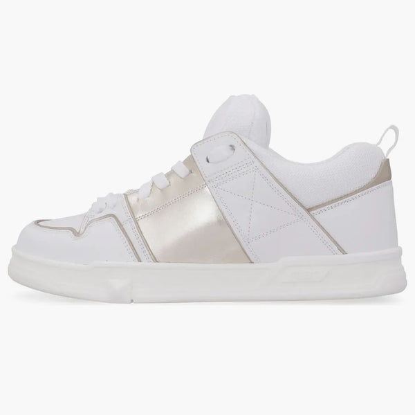 Valentino Garavani Otevřená kůže Low-Top White (Dámské)