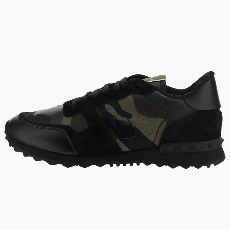 Valentino Garavani Rockrunner Camouflage Black Black Green