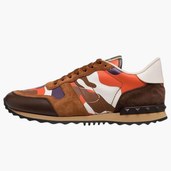 Valentino Garavani Rockrunner Kamuflage Orange Brown White