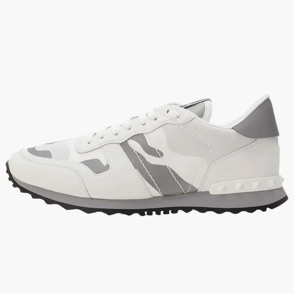 Valentino Garavani Rockrunner kamufláž bílá šedá