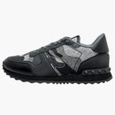 Valentino Garavani Rockrunner Felt Gray Black