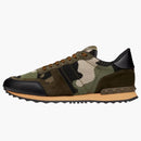 Valentino Garavani Rockrunner Mesh Fabric camuflage Beige verde militare