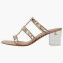 Valentino Garavani Rockstud sandali con taccole a blocchi rosa (donne)