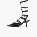 Valentino Garavani Rockstud Pointed Toe Pumps Black (Women's)