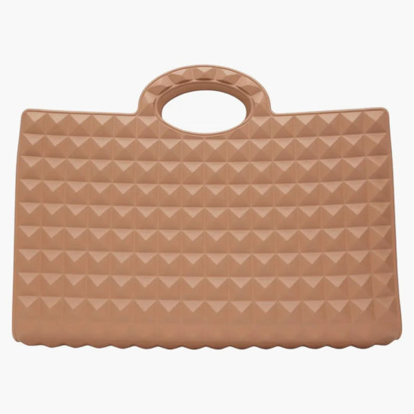 Valentino le Troisième Studovaný vzorec Rubber Dead Bag Pink