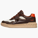 Valentino One Stud Low-Top Brown White