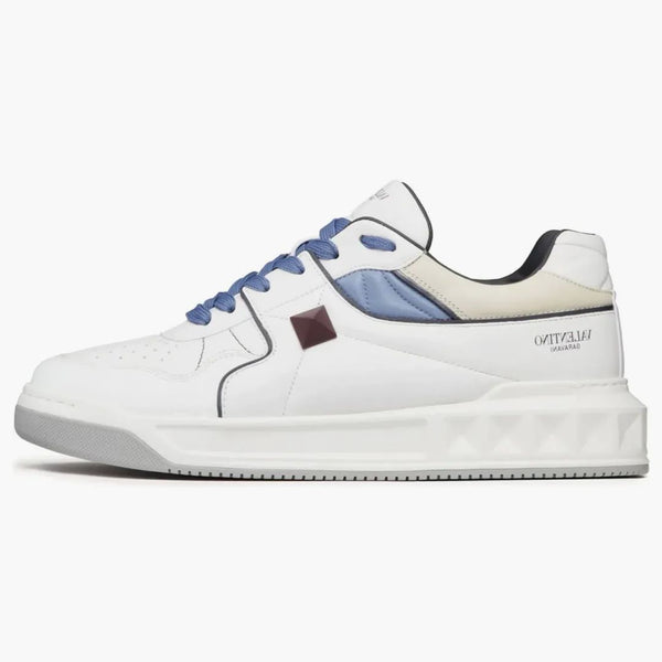 Valentino One Stud Low Bílá modrá