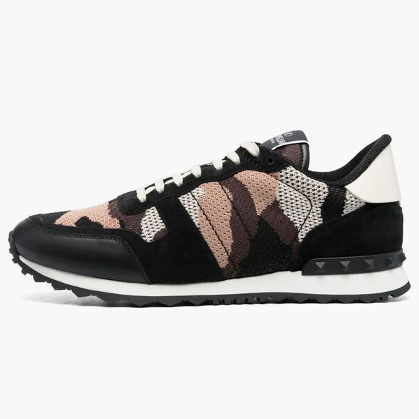 Valentino Rockrunner Low Top Camo Black