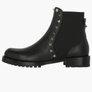 Valentino Rockstud Cadle Boots Black (Women's)