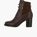 Valentino Rockstud-E-Embelled kotníkové boty tmavě hnědé (dámské)