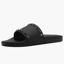 Valentino Rockstud Slides Black Black
