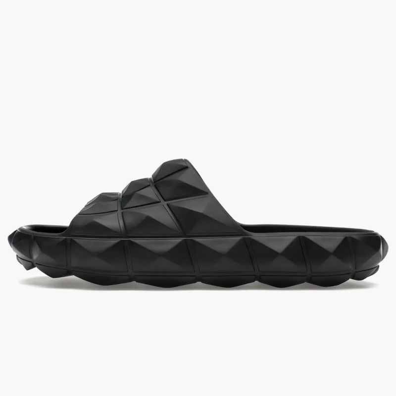 Valentino Roman Stud Turtle Slide sandál černá