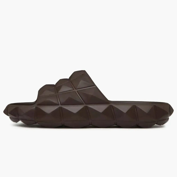 Valentino Roman Stud Turtle Slide sandál fondant
