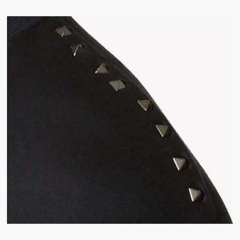 Valentino Stud CreWneck Felpa Nera