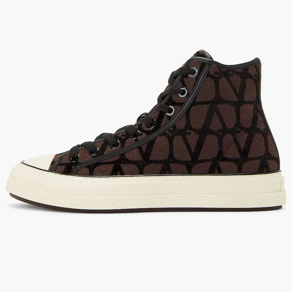 Valentino Toile Iconographe Totaloop High-Top Brown