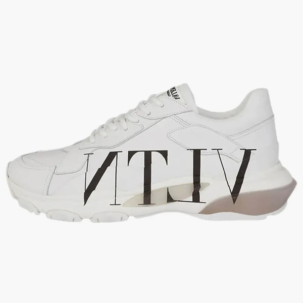 Valentino Vltn Bounce Logo Print White Black