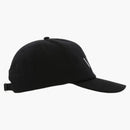Valentino Vltn Logo Cotton Baseball Cap Black/White