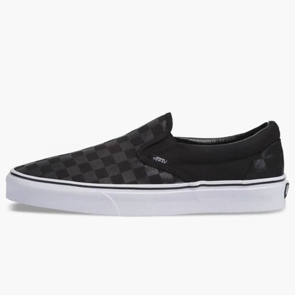 Vans Classic Slip-On Checkboard Black Charcoal