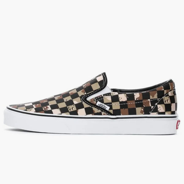 Vans Classic Slip-On Checkboard Camo Desert