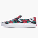 Vans Classic Slip on Rose Skulls