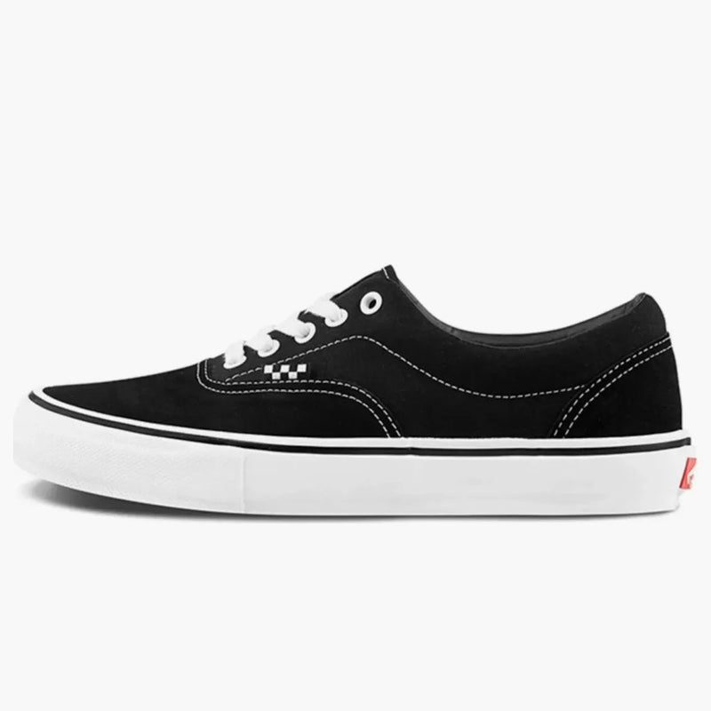 Vans Era Black Checkerboard Tag