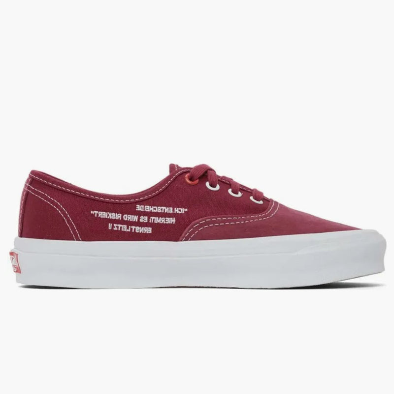 Vans Og Authentic Lx Ray Barbee Leica Red