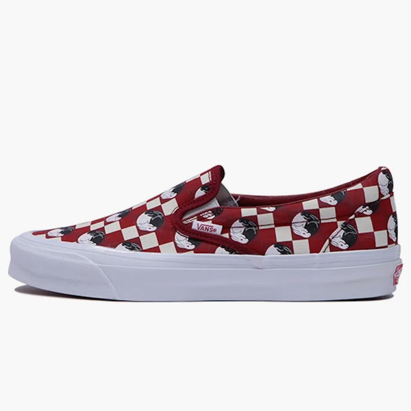 Vans OG Classic Slip-On LX Rok králíka červené