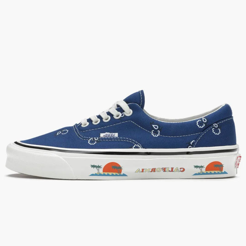 Vans og éra paisley modrá