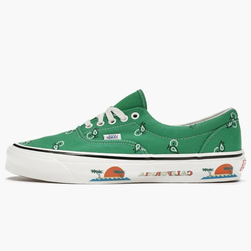 Vans og éra paisley zelená