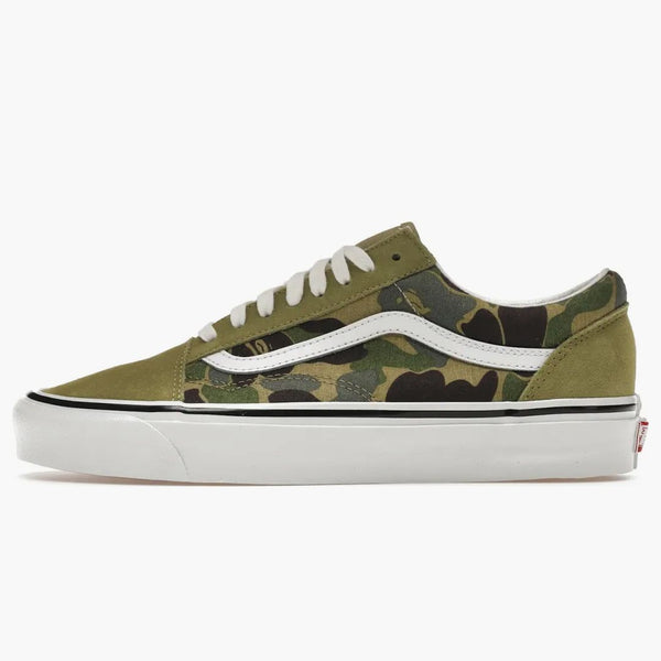 Vans Old Skool 36 Dx Bape Green Abc Camo