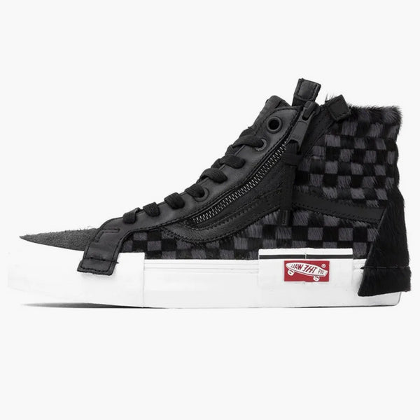 Vans Sk8-hi Cap Pony Black Checkerboard