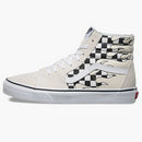 Vans Sk8-Hi Checkerboard Flame White